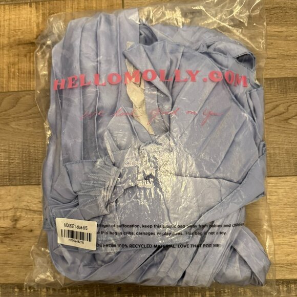 Hello Molly Light Blue Dress NWT - Picture 6 of 8